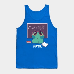 Frog hates Math Tank Top